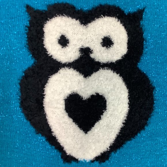 CRB | Girl's Owl Icon Tunic | Blue | Large - Picture 4 of 4